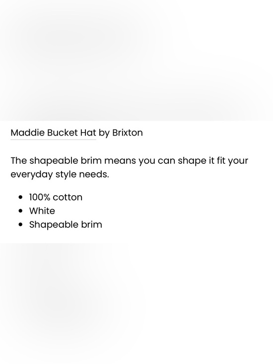 BRIXTON || Two-Tone Color-Block Neutral Corduroy Sun Hat. Sz. M/L